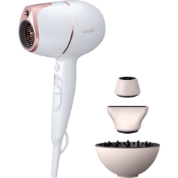 PHILIPS BHD628/00 Prestige Haartrockner, Weiß (1800 Watt) für 96€ (VG: 129,99€)