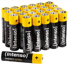 Intenso Energy Ultra AAA Micro LR03 Alkaline Batterien 24er Box für 5,60