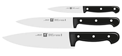 ZWILLING Twin Chef Messer-Set, 3-teilig (Spick-/Garniermesser 10 cm, Kochmesser 20 cm, Fleischmesser 16 cm) für 56,69€