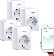 4 x TP-Link Tapo Smart WLAN Steckdose Tapo P110 mit Energieverbrauchskontrolle, Smart Home (Alexa, Google Home) für 29,99€ (Vergleich: 54,90€)