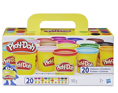 Play-Doh A7924EUC Super Farbenset (20er Pack), Knete für fantasievolles und kreatives Spielen für 9,49€ (VG: 16,83€)