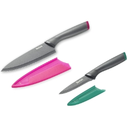 Tefal K122S2 Fresh Kitchen 2er Set 15 cm Kochmesser + 9cm Gemüsemesser für 17,94€ (Vergleich: 21,98€)