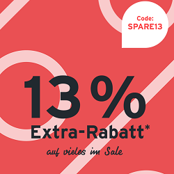 Tchibo: 13% Extra-Rabatt auf viele ausgewählte Artikel aus dem Sale