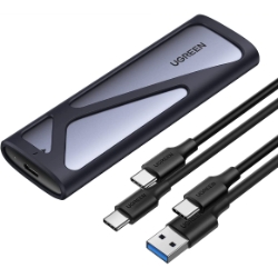 UGREEN NVME M.2 SSD Gehäuse (USB-C 3.2, 10 Gbps, Aluminium) für 19,18€ (VG: 25,89€)