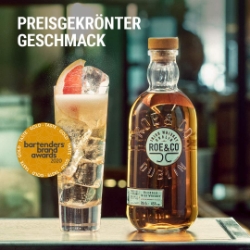 Roe & Co Dublin Blended Irish Whiskey, preisgekrönter Besteller aus irischen Gefilden (0,7l, 45%) für 20,69€ (VG: 29,98€)
