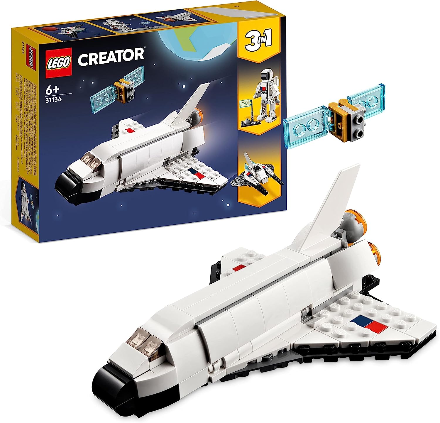 Lego Creator 3-in-1 Spaceshuttle (31134) für 6,66€ (Vergleich: 10,94€)