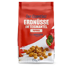 [zum mitbestellen] by Amazon Erdnüsse im Teigmantel Paprika, 170g für 1,01€