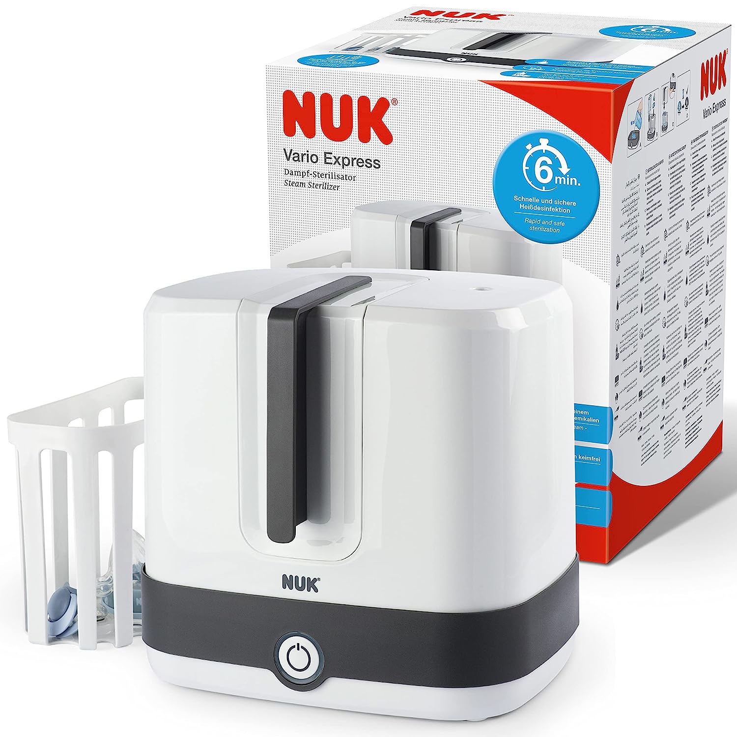 NUK Vario Express Dampf-Sterilisator Modular für 39,99€ (Vergleich: 54,90€)