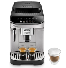 De’Longhi Magnifica Evo ECAM 292.33.SB Kaffeevollautomat mit Milchaufschäumdüse, 2-Tassen-Funktion, Silber/Schwarz für 349,99€
