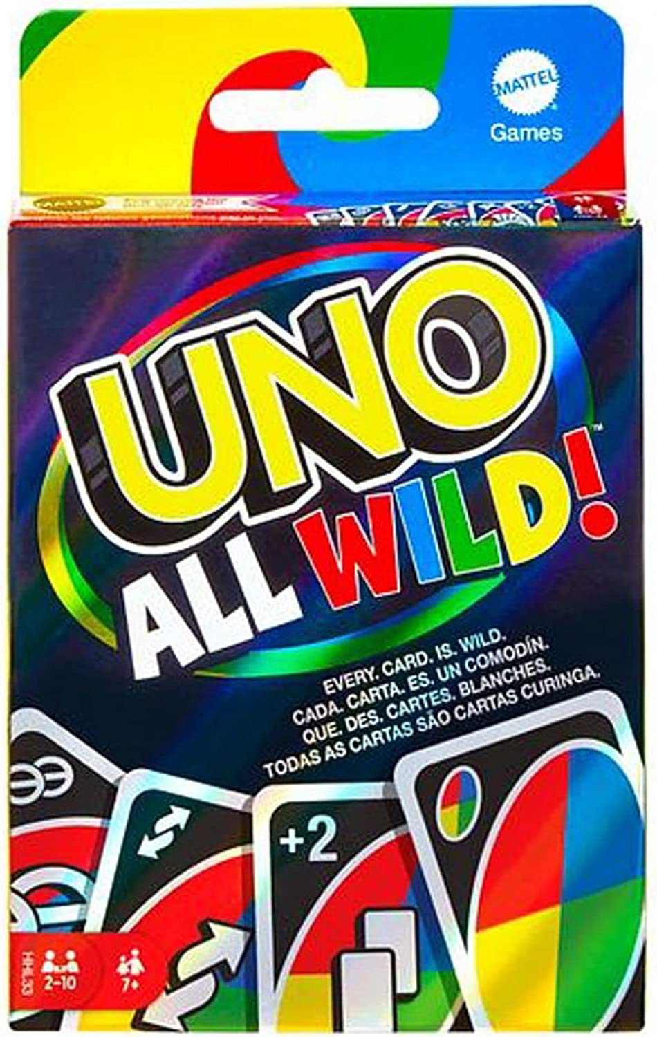 Kartenspiel Mattel Games UNO All Wild (HHL33) für 6,99€ (Vergleich: 11,55€)