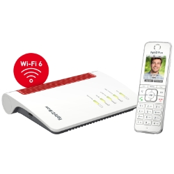 FRITZ!Box 7530 AX Router 2400 Mbit/s + das AVM FRITZ!Fon C6 DECT-Telefon für 189€ (VG: 230,89€)