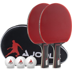 JOOLA Tischtennis Set Match Duo (2 Schläger + 3 Bälle + Hülle) für 24,72€ (VG: 29,50€)