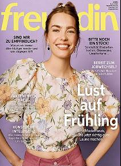 12 Monate (23 Ausgaben) Freundin für 91,60€ mit bis zu 90€ Prämie