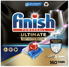 Finish Ultimate Infinity Shine Spülmaschinentabs – Gigapack mit 160 Tabs für 17,27€