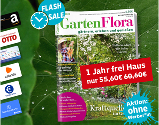 Jahresabo GartenFlora für 55,60€ mit bis zu 55€ Prämie
