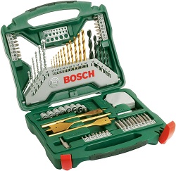 70-teiliges Bosch X-Line Titanium Bohrer und Schrauber Set (Holz, Stein und Metall) für 17,09€ (Vergleich: 22,88€)