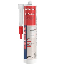 Fischer High Tack AC Montageklebstoff (310ml) für 4,29€ (Vergleich: 8,64€)