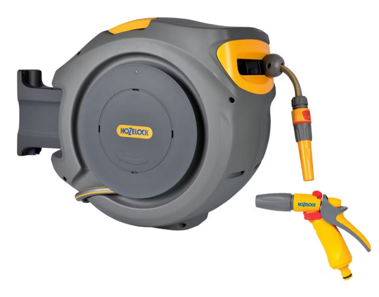 Hozelock Auto Reel-Schlauchbox mit 20m Schlauch und Spritzpistole für 88,90€ (Vergleich: 111,99€)