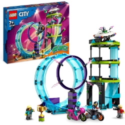 LEGO City Set – Ultimative Stuntfahrer-Challenge (60361) für 39,41€ (VG: 51,94€)