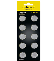 Intenso Energy Ultra Lithium Knopfzelle CR2025 10er Blister für 1,19€