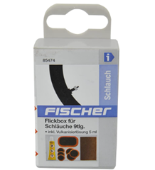 [wieder da] Fischer Fahrradschlauch Flickbox (9teilig) für 1,89€