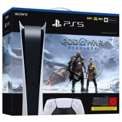 Sony PlayStation 5 – Digital Edition + God of War Ragnarök (Download) für 440,95€ (VG: 498,90€)