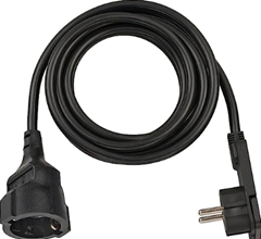Brennenstuhl Qualitäts-Kunststoff-Verlängerungskabel mit Flachstecker (2m) für 4,28€