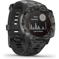 Amazon.es: Garmin Multisport GPS-Uhr „Instinct Solar Camo“ für 200,72€ (VG: 261,04€)