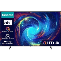 55″ Hisense 55E7KQ Pro QLED TV (4K UHD, 2.1 HDMI, Smart TV, HDR, Dolby Vision IQ, 144Hz (VRR)) für 479€ (VG: 694,90€)