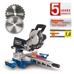 Scheppach Kapp und Gehrungssäge HM216 inkl. 2 Sägeblatter für 89,10€ (VG: 119€)