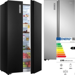 Hisense RS677N4ACC Side by Side Kühl-Gefrierkombination 519 Liter, Inox für 802,13€ (VG: 929,89€) oder in Schwarz für 848,99€ (VG: 1033,95€)