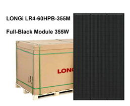 30 x LONGi LR4-60HPB-355M Full-Black 355W Solarmodul/ Photovoltaik ab 1.999€ (mit Versand 2.298€)