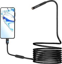 Pancellent Endoskop- und Inspektionskamera 1.080P HD mit LED und WiFi für 23,94€