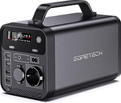 EGRETECH Sonic Tragbare Powerstation Generator, 600W/500Wh Stromspeicher, 1200W MAX Leistung für 321,73€