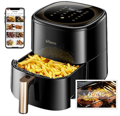 Ultenic K10 Heißluftfritteuse, 5L Airfryer mit 11 Programmen für 85,99€ (VG: 95,99€)