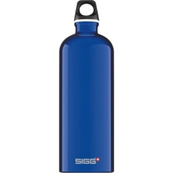 SIGG Alu Trinkflasche Traveller 1L in Dark Blue für 15,90€ (VG: 19,89€)