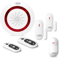 ABUS Alarmanlage Set inkl. Zentrale, Bewegungsmelder und 2 Tür- / Fenstermelder für nur 26,91€ (VG: 80,50€)
