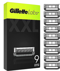 Gillette Labs Rasierklingen, 9 Ersatzklingen, für Gillette Labs Nassrasierer für 19,95€