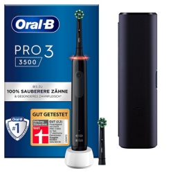 Oral-B PRO 3 3500 elektrische Zahnbürste im Black Edition Set für 29,99€ (VG: 50,05€)