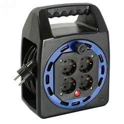 4-fach as-Schwabe Kabeltrommel mit 20 Metern Kabel für 25,99€ (Vergleich: 49,99€)