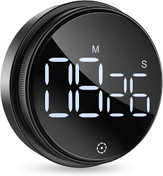 ORIA Digitaler und magnetischer Küchentimer mit drei Lautstärkestufen für 7,99€