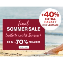 Deerberg: Sale mit bis zu 70% Rabatt + 40% Extra-Rabatt ab 50€ Bestellwert