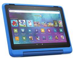 Fire HD 10 Kids Pro-Tablet | Ab dem Grundschulalter | 25,6 cm (10,1 Zoll) großer Full-HD-Bildschirm (1080p), 32 GB, kindgerechte Hülle in Himmelblau für 134,99€