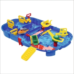 Aquaplay – Wasserbahn Set „Schleusenbox“, 25-teilig für 18,54€ (VG: 29,32€)