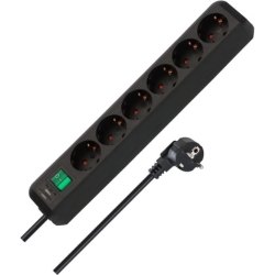 Brennenstuhl Eco-Line Steckdosenleiste, 6-Fach für 6,47€ (VG: 10,63€)