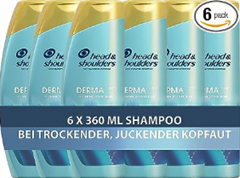 6 x 360ml Head & Shoulders Haar- und Kopfhautpflege, DERMAXPRO für 19,03€