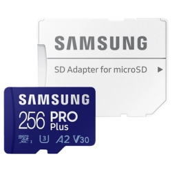 256 GB SAMSUNG Pro Plus Micro-SD Speicherkarte für 16,99€ (VG: 19,99€)