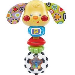 VTech Baby Wauwau-Rassel mit lustigen Sätzen, Musik und Lichteffekten für 9,99€ (Vergleich: 12,94€)