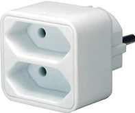 [zum mitbestellen] 2 x Brennenstuhl Mehrfachsteckdose (Steckdosenadapter 2-Fach Eurosteckdose mit erhöhtem Berührungsschutz) für 1,60€