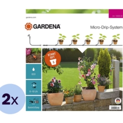 [nur heute] 2x das Gardena Micro-Drip-System Start-Set Bewässerungssystem für Terrasse/Balkon für 30,90€ (VG: 94,56€)